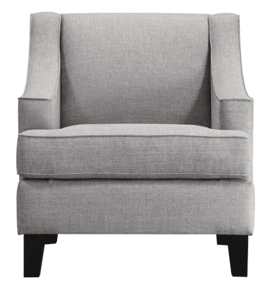 Winslow Concave Arm Modern Accent Chair