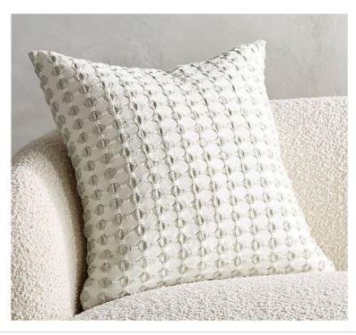 20 Estela Grey And White Pillow With Insert-20"x20"