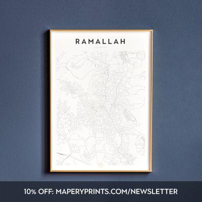 Ramallah  Palestine  Ramallah map