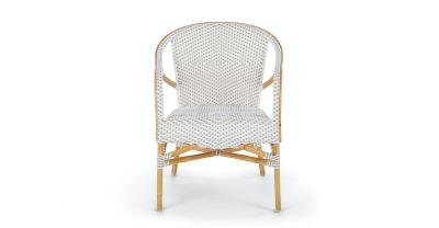 Toulouse  White Dining Armchair