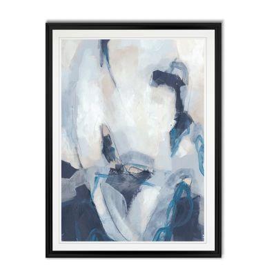 Blue Process II Painting Print on Canvas With Frame-30"x42"