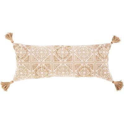 Clift Cotton Geometric Lumbar Pillow Cover