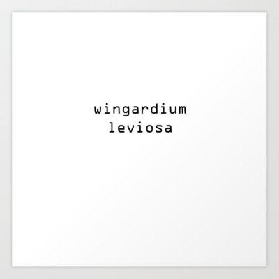 Wingardium Leviosa enchantment Art Print