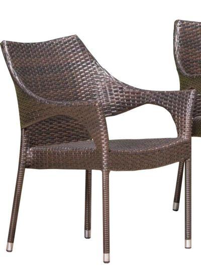 Bellamy Stacking Patio Dining Chair Set of 4