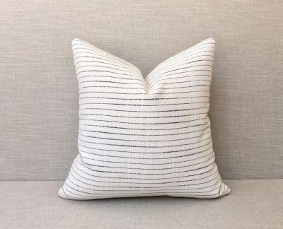 White and Black Pillow Cover No Insert-26"x26"
