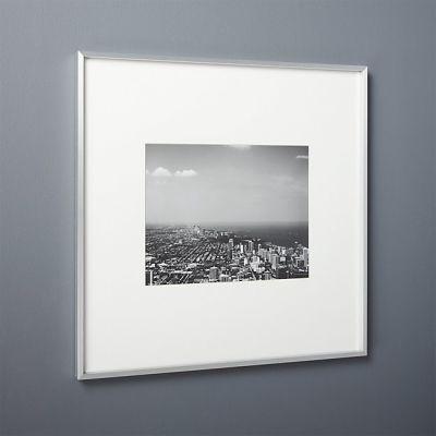 GALLERY BRUSHED SILVER 11X14 PICTURE FRAME