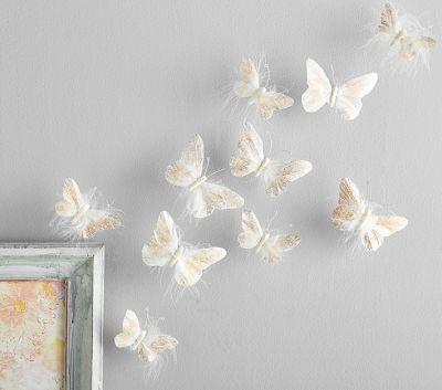 Rosegold Feather Butterflies_small