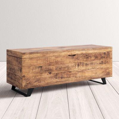 Mccollister Solid Wood Storage Lift Top Coffee Table
