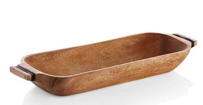 Willow Oval Wood Bowl