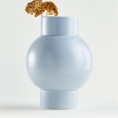 Olmstead Light Blue Moon Vase
