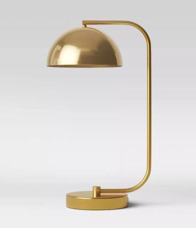 Valencia LED Task Lamp Brass (Includes Energy Efficient Light Bulb)
