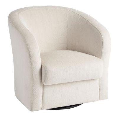Ivory Megan Swivel Chair