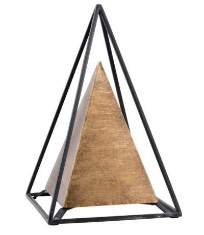 Caper Pyramid Table Décor Sculpture