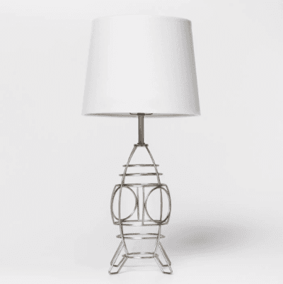 Space Ship Wire Table Lamp Silver Pillowfort™