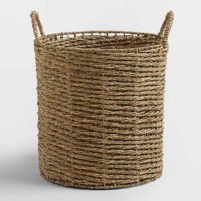 Natural Seagrass Trista Tote Basket