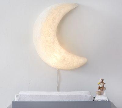 Paper Mache Light Up Moon
