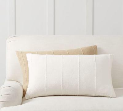 Mudcloth Flax Lumbar Pillow Covers