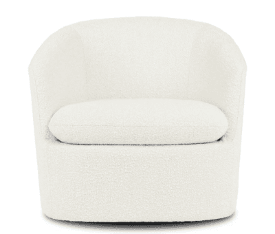 Turoy Ivory Boucle Chair