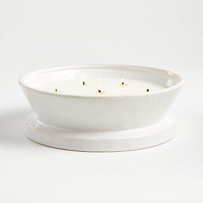Meechelle Large White Candle