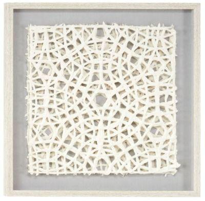 White HandCut Paper Abstract Art