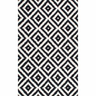 Decca Geometric Handmade Tufted Wool Area Rug