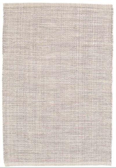 Marled Grey Woven Cotton Rug-9'x12'