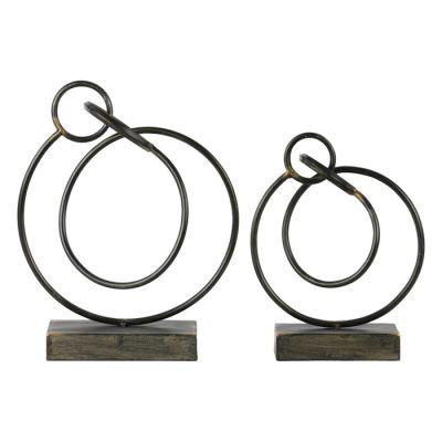 2 Piece McCurdy Abstract Sculpture Set