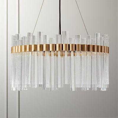 Orion glass crystal chandelier