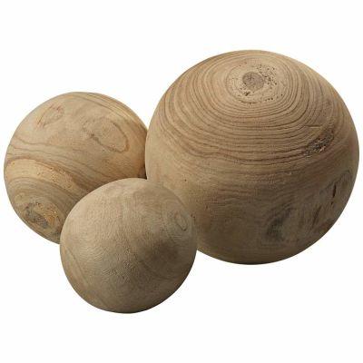 Malibu Natural Rustic Wood Balls
