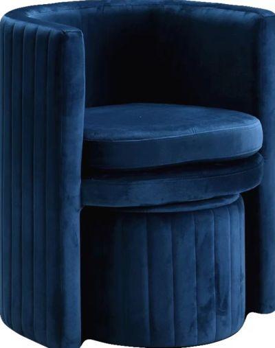 Malek Barrel Chair and Ottoman