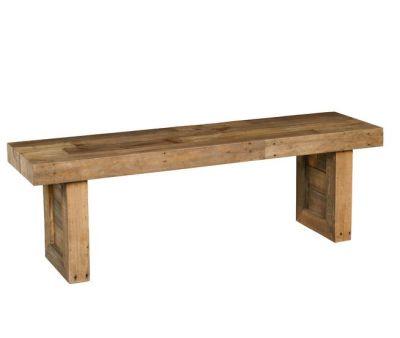 Norman Reclaimed Pine 55 Distressed Bench