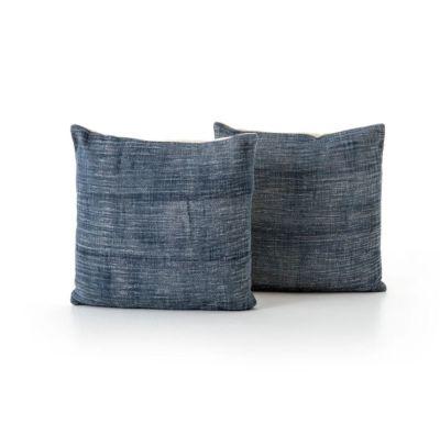 Faded Blue Haze Pillow Set of 2 With Insert-20"x20"
