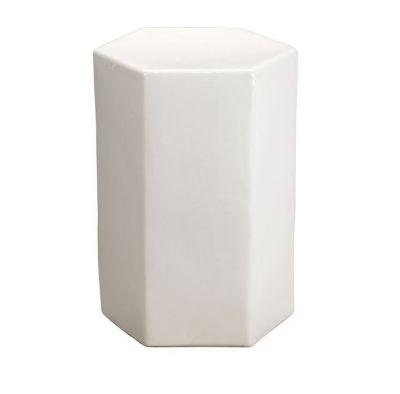 Croft Ceramic Side Table White Small
