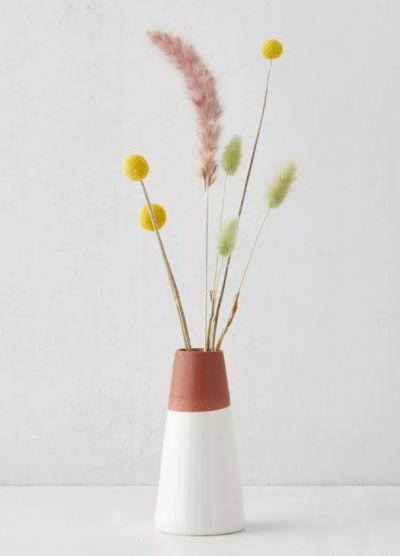 Sienna Reactive Ceramic Vase
