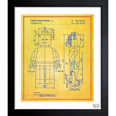 Lego Toy Figure 1979 Framed Graphic Art