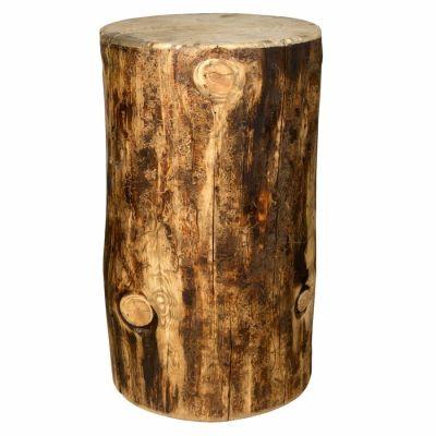 Tustin Solid Wood Tree Stump End Table