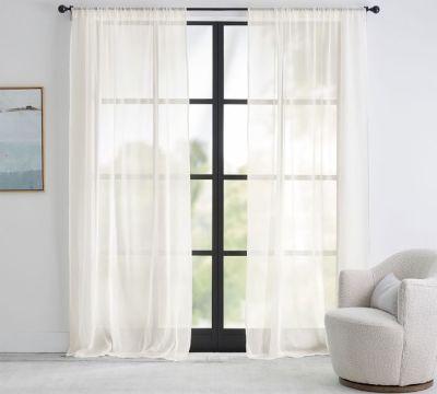 Classic Voile Rod Pocket Sheer Curtain