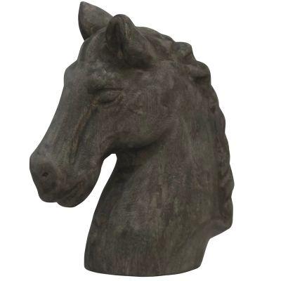 Ziebarth Horse Wood Carved Table Bust
