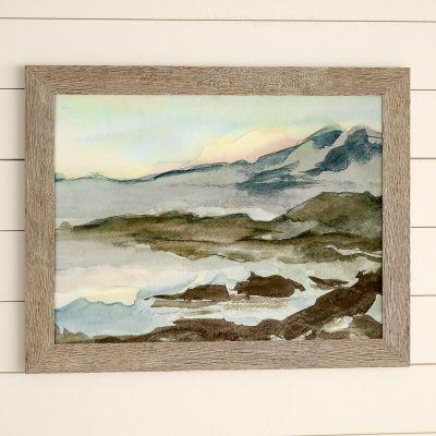 Landscape Watercolor Picture Frame Painting
