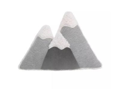 NoJo Little Love Mountain Shaped Gray and White Plus Throw Pillow