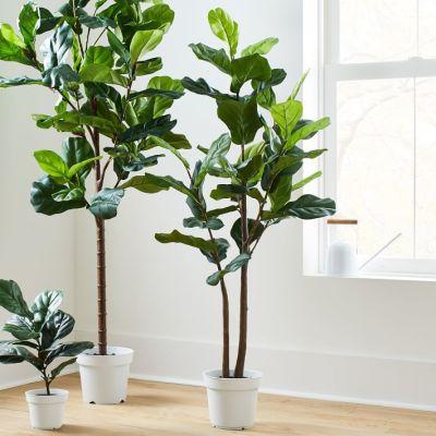 Faux Potted Fiddle Leaf