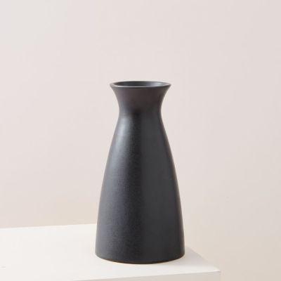 Pure Black Ceramic Vase