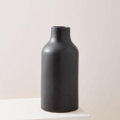 Pure Black Ceramic Vase_2
