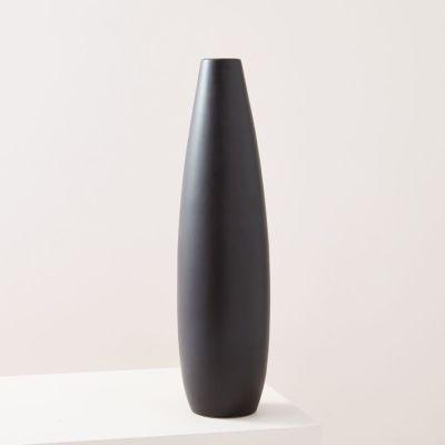 Pure Black Ceramic Vase_3