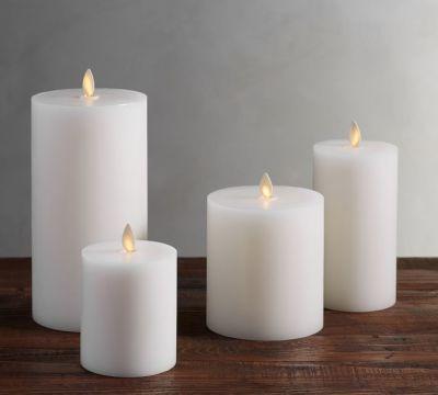 Premium Flickering Flameless Wax Pillar Candles_2