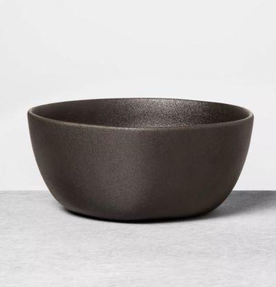 Stoneware Serve Bowl Black - Hearth & Hand™ with Magnolia