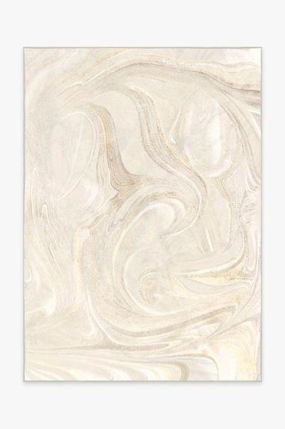 Marble Golden Ivory Rug-5'x7'