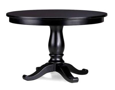 Avalon Black Round Extension Dining Table