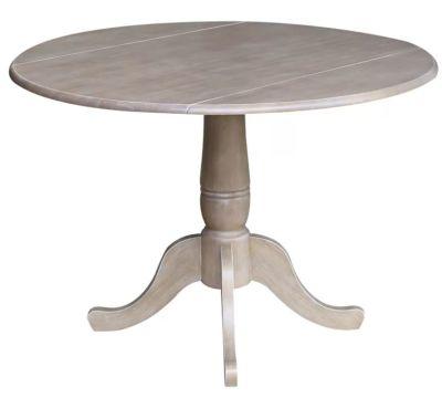 Sakamoto Drop Leaf Rubberwood Solid Wood Dining Table