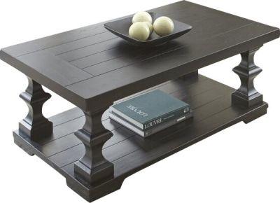 Millis Floor Shelf Coffee Table with Storage